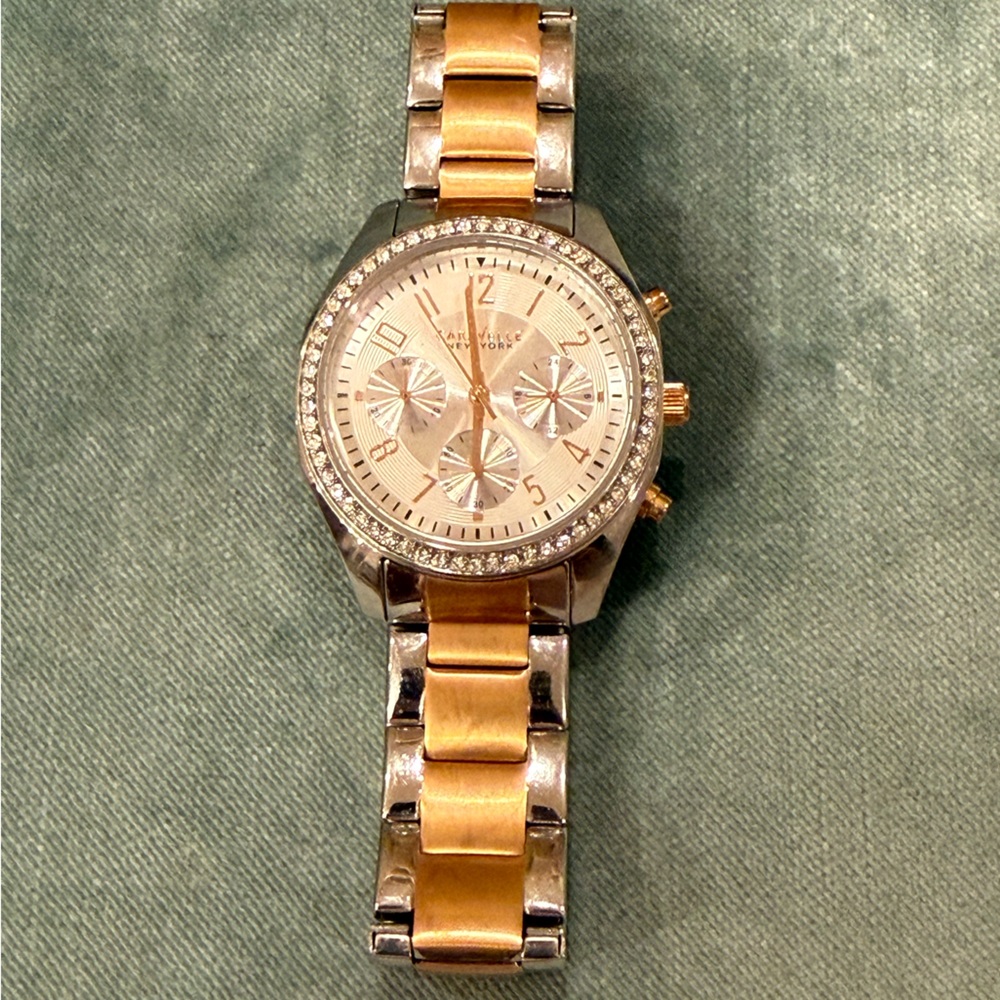 Caravelle by Bulova Women’s Two-Tone Chronograph Watch 45L148